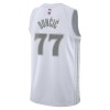 Muške NBA Dres Dallas Mavericks Luka Doncic Nike 2024-25 City Edition Bijela Swingman